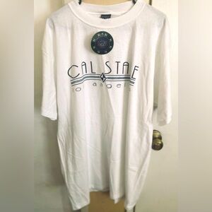 MV SPORT White Cal State Los Angeles T-Shirt sz XL🎁
